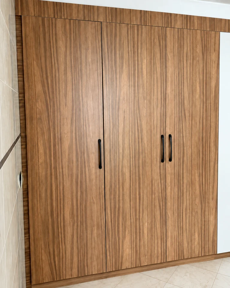 Placards bois et blanc — façades — menuiserie sur mesure à Fès